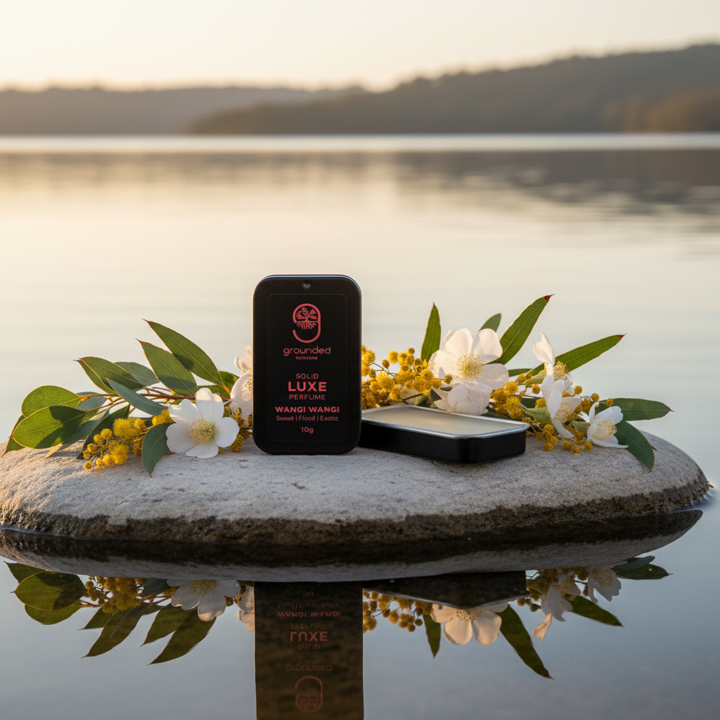 Solid Luxe Perfume Wangi Wangi product image showing the actual perfume tin
