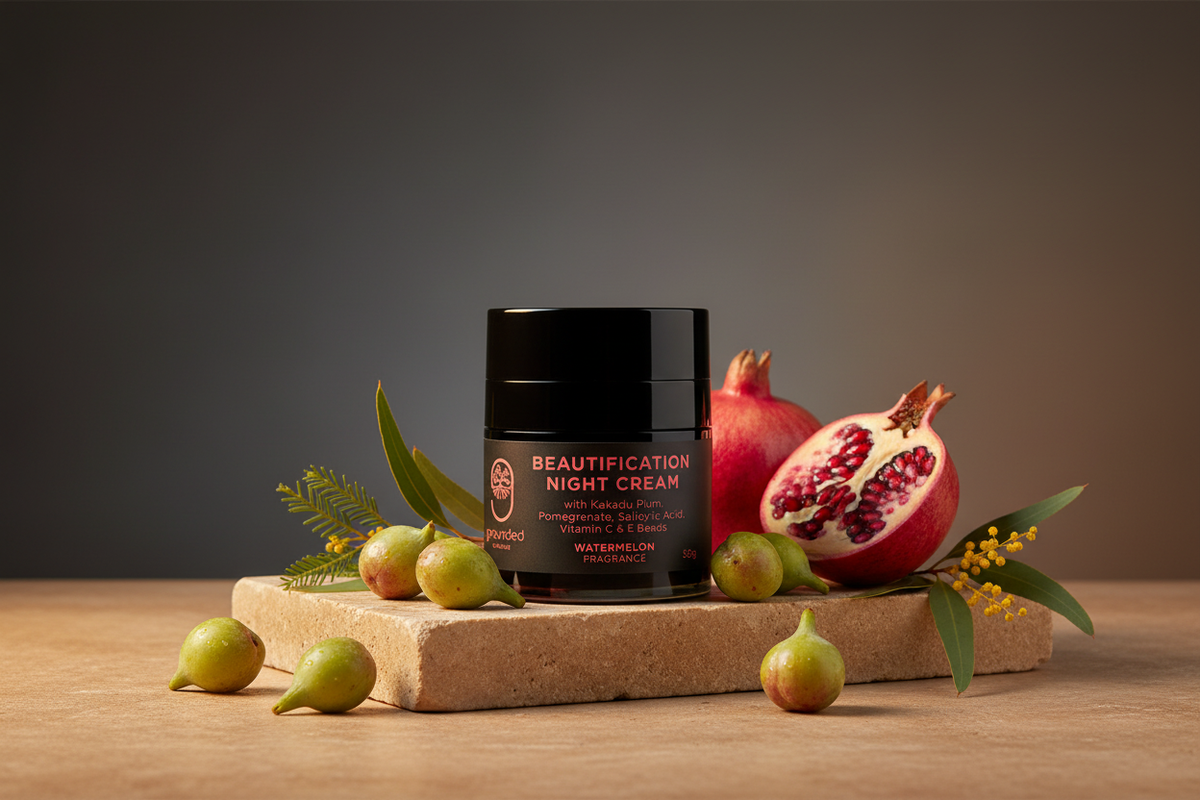 Beautification Night Cream with authentic Kakadu plums
